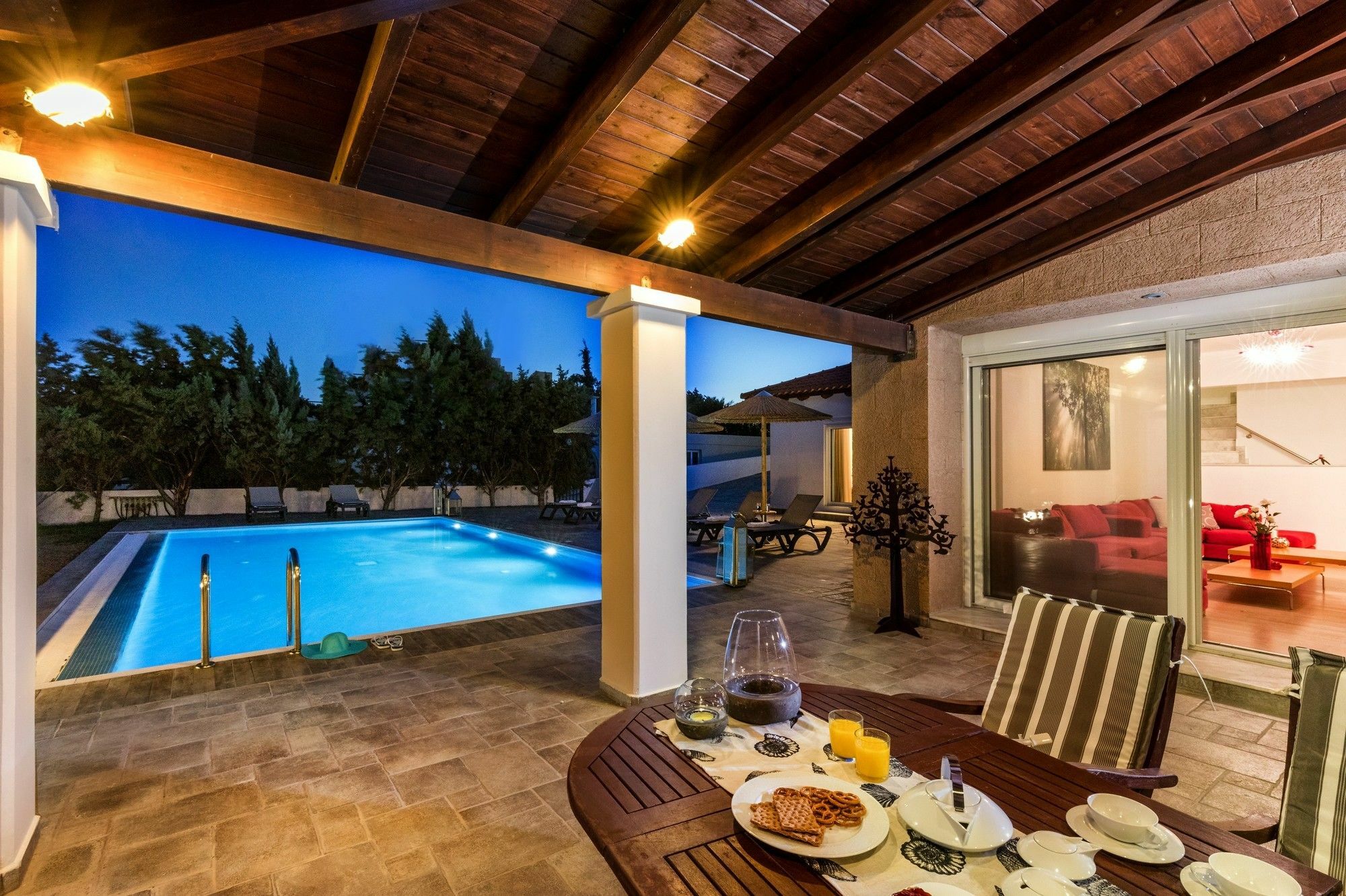 Antonoglou Beach Villas - Waterfront Luxury Retreat Lakhania Eksteriør bilde
